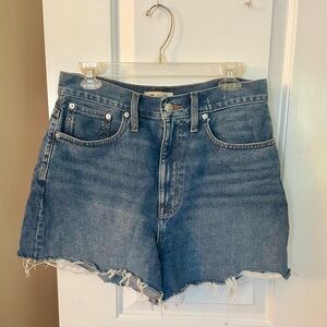 Madewell Mom Jean Shorts (worn only twice)